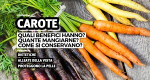 Mazzi di carote di varia tipologia