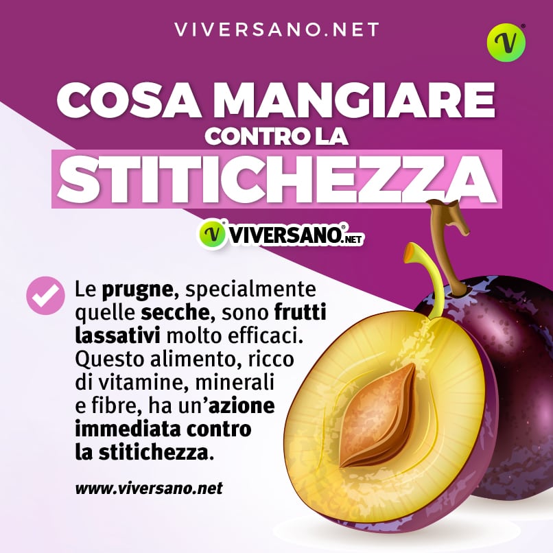 Le prugne contro la stitichezza