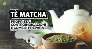 The verde matcha in una tazza da te