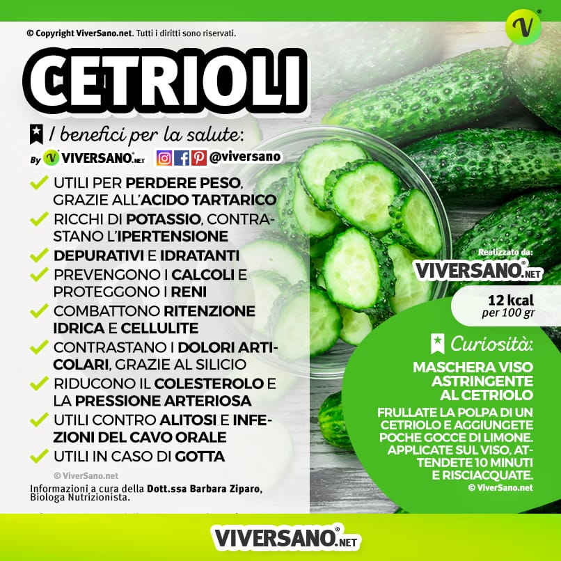 Scarica: Le proprietà del cetriolo