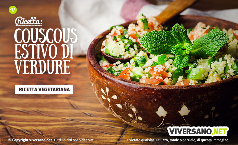 Cous Cous Estivo Con Verdure Ricetta Vegetariana Facile E Veloce