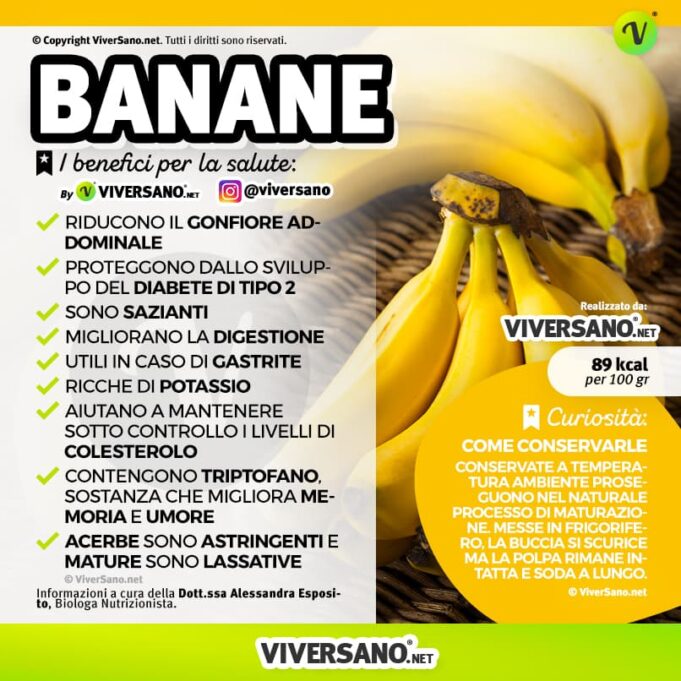 La banana fa ingrassare o dimagrire? Si può mangiare a dieta?