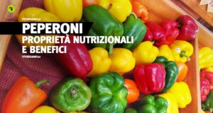 Peperoni verdi gialli e rossi
