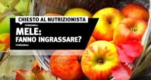 Mele variegate in un cesto