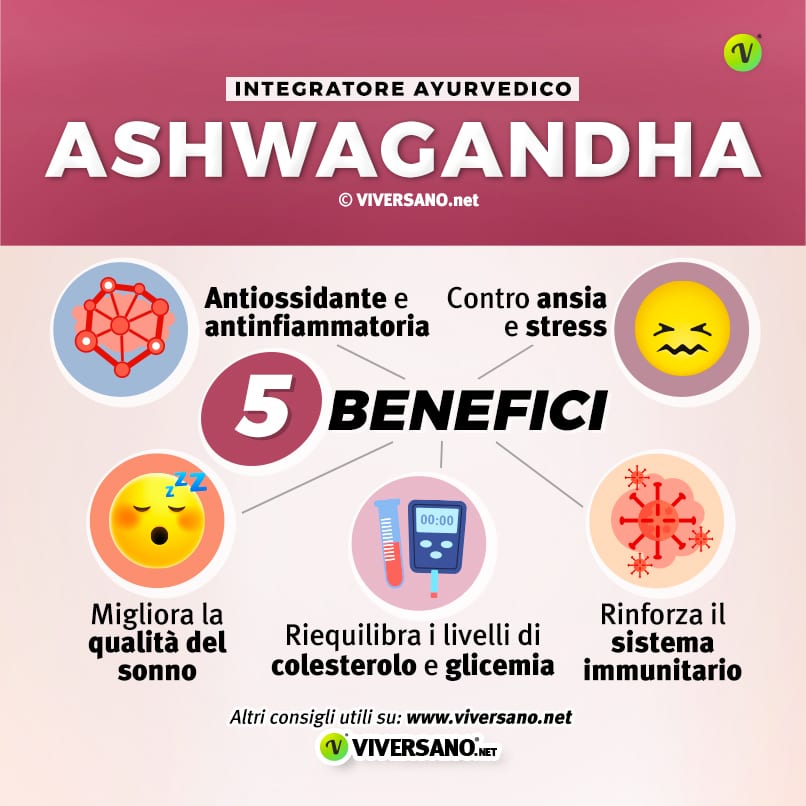 5 benefici ashwagandha