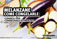 Melanxane crude tagliate per essere congelate