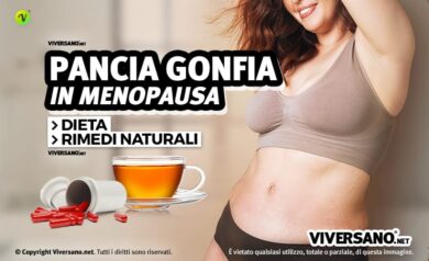 Come sconfiggere la pancia gonfia in menopausa