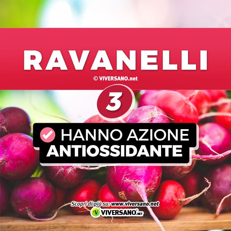 Ravanelli, l'alimento antistress a portata di tutti