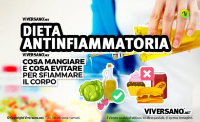 Dieta antinfiammatoria cosa mangiare e cosa evitare